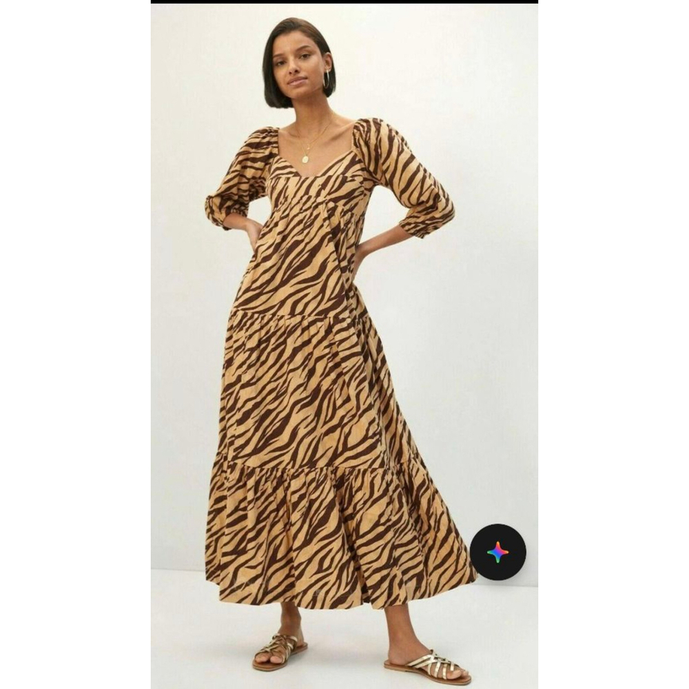 Women's Anthropologie Blossom Maxi Dress Sz M